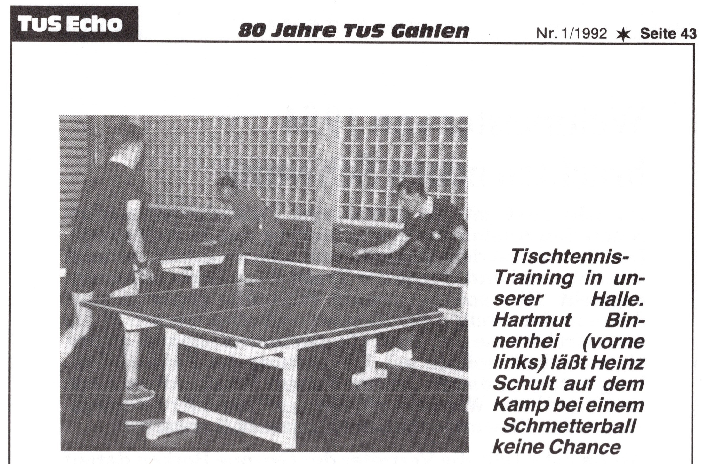 Tischtennis
